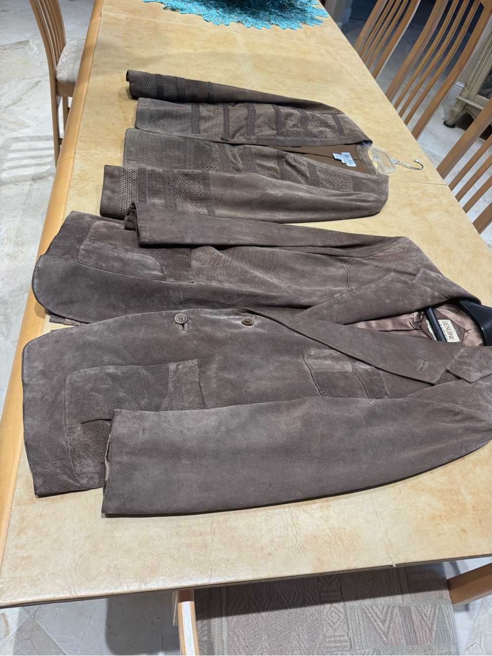PRICE DROP: lined, MEN’S Taupe Brown BUTTER-SOFT SUEDE, 40